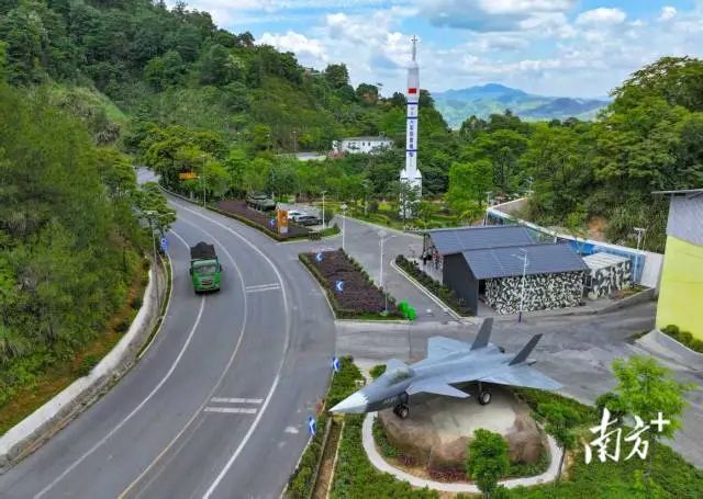 興寧市黃槐鎮(zhèn)推進(jìn)軍旅特色鎮(zhèn)建設(shè)。受訪者供圖